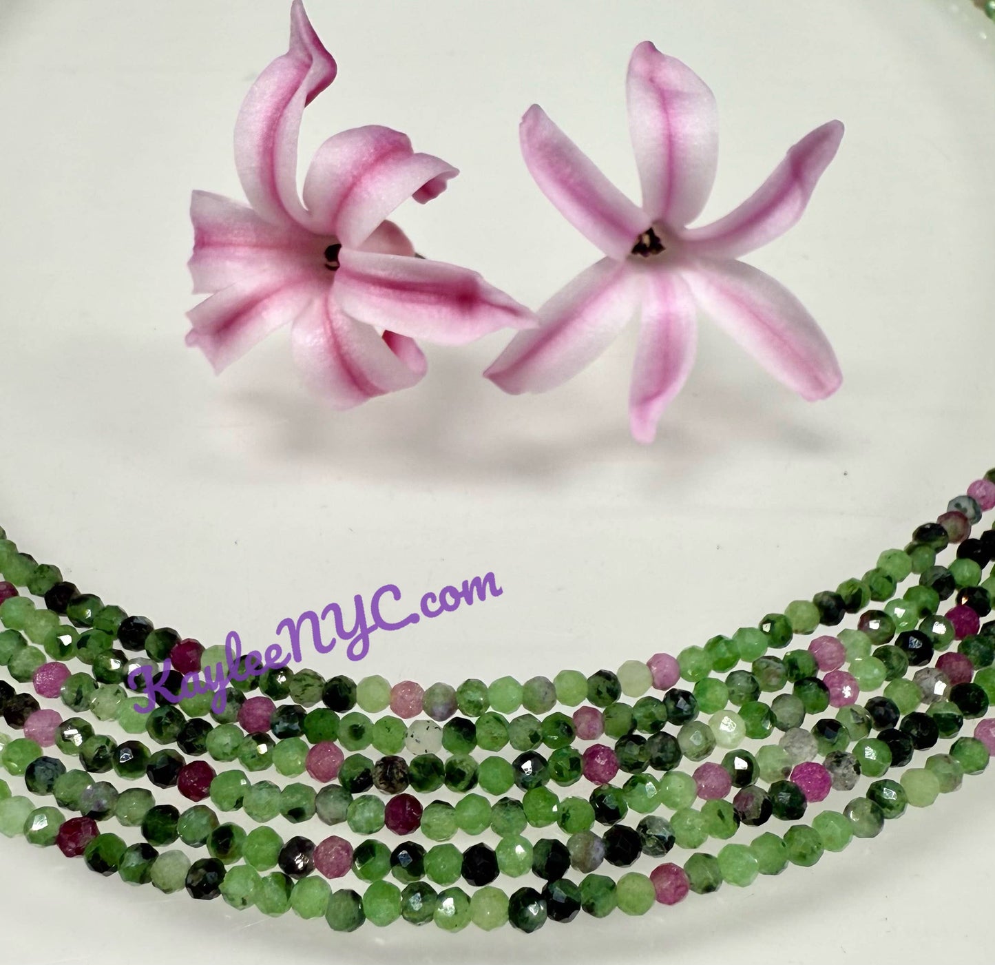 Vital Bloom Necklace-Ruby Zoisite