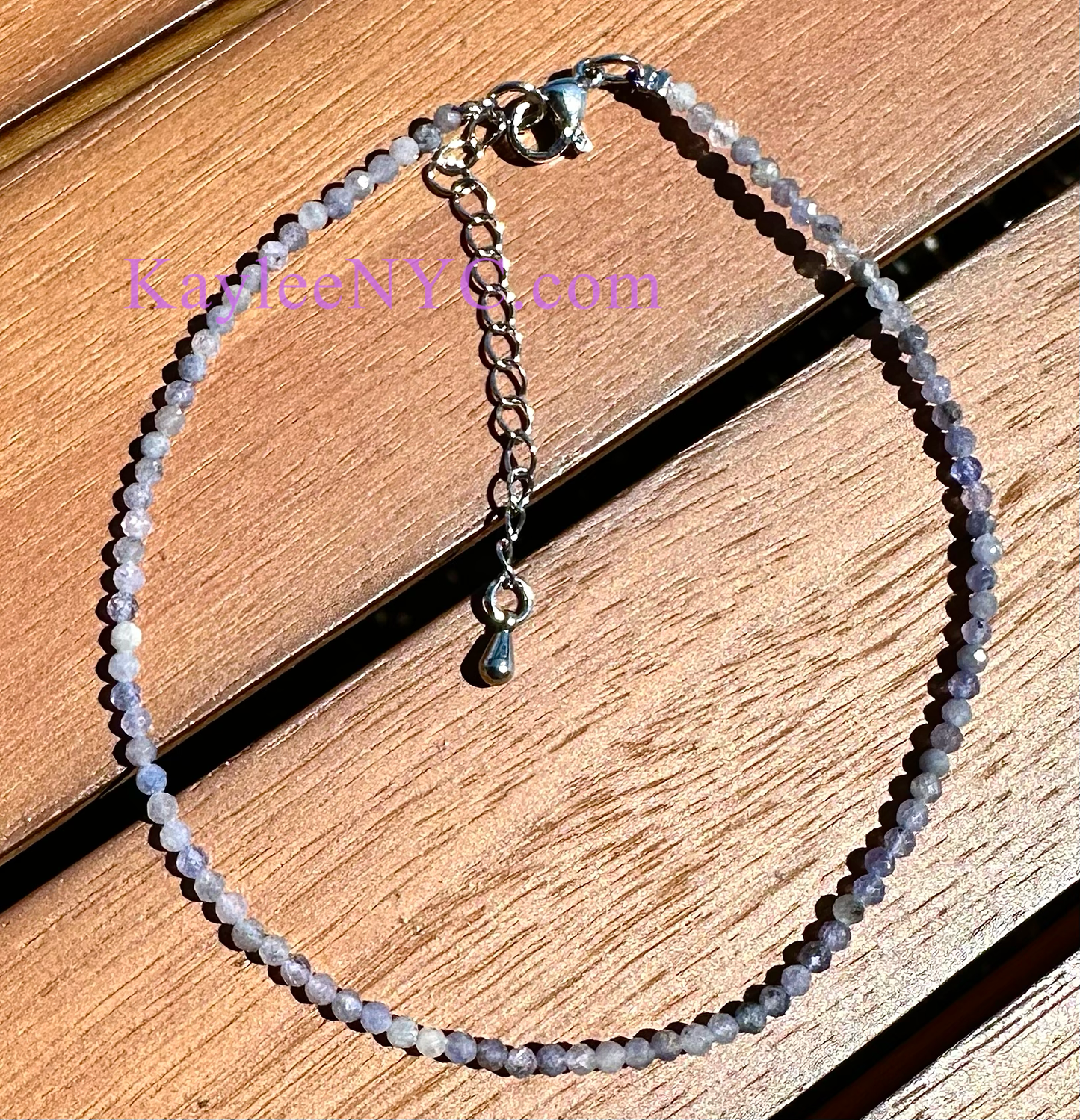Vital Bloom Anklet Tanzanite