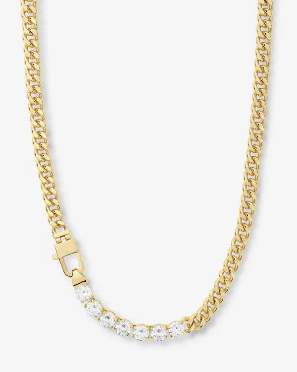 Lenox Chain Necklace with Diamondettes