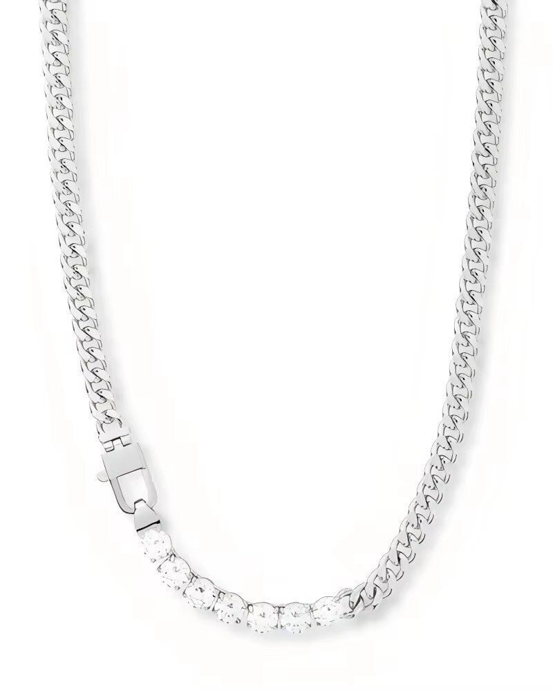 Lenox Chain Necklace with Diamondettes