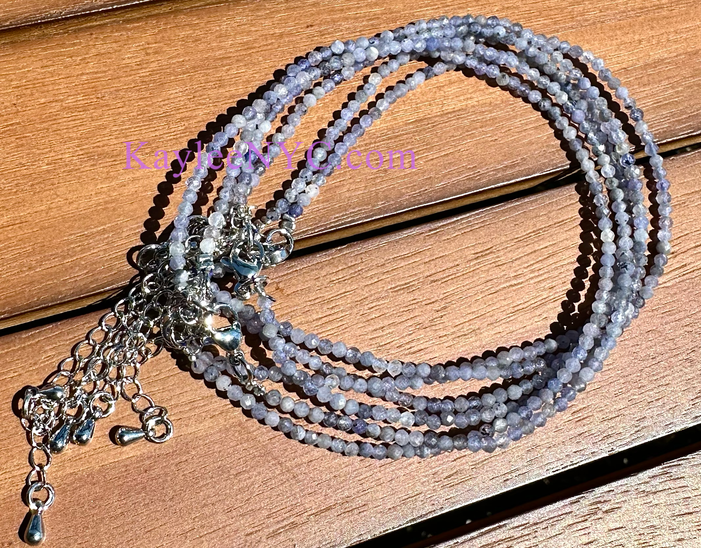 Vital Bloom Anklet Tanzanite