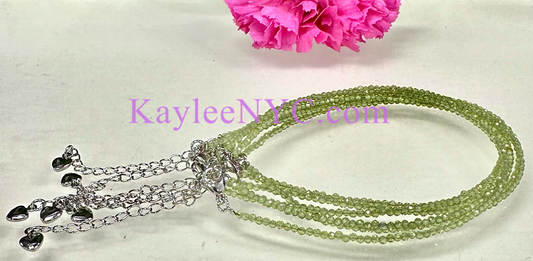 Vital Bloom Anklet- Peridot