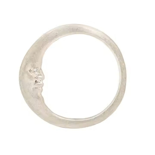 Celestial Whisper Crescent Moon Ring – Limited Pre-Sale