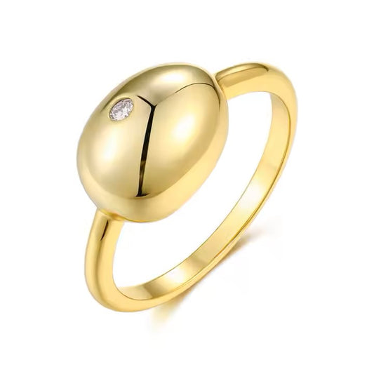 The Aurora Oval – Moissanite Statement Ring (Pre-Sale)