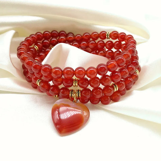 Power Pulse Carnelian Necklace