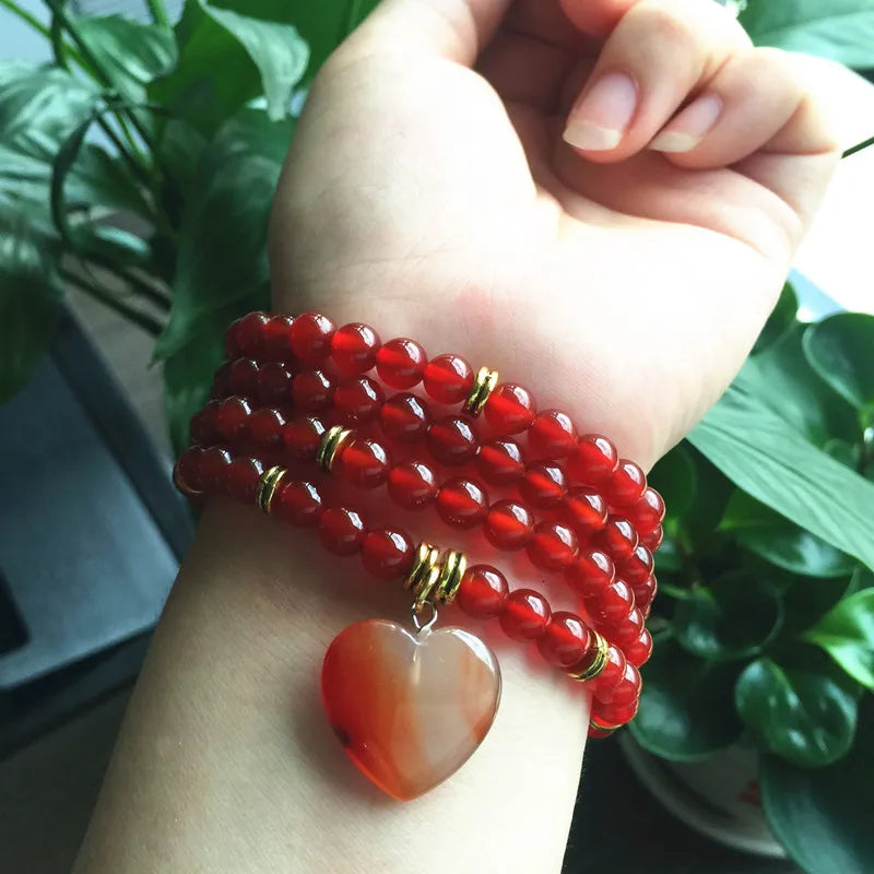 Power Pulse Carnelian Necklace