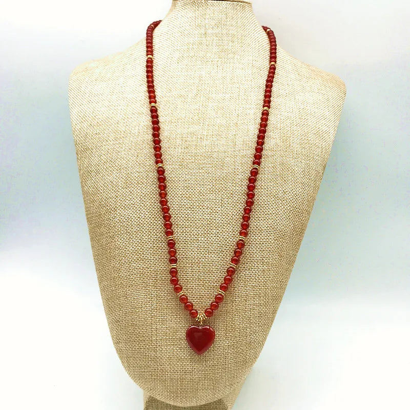 Power Pulse Carnelian Necklace