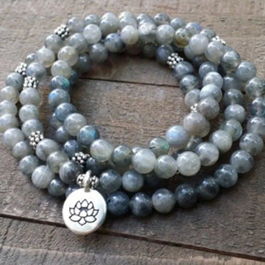 Celestial Guardian Labradorite Wrap Mala