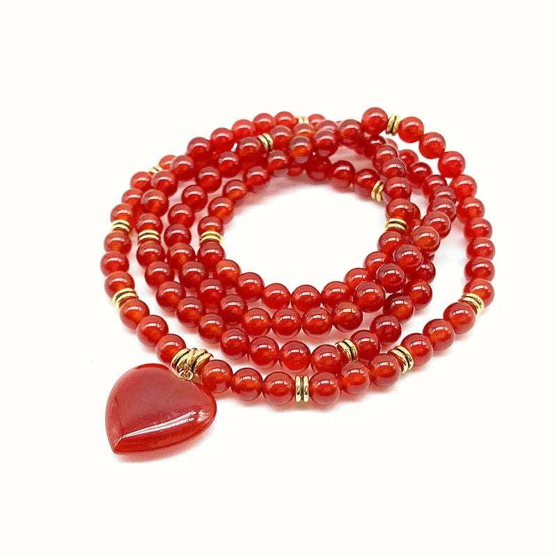 Power Pulse Carnelian Necklace
