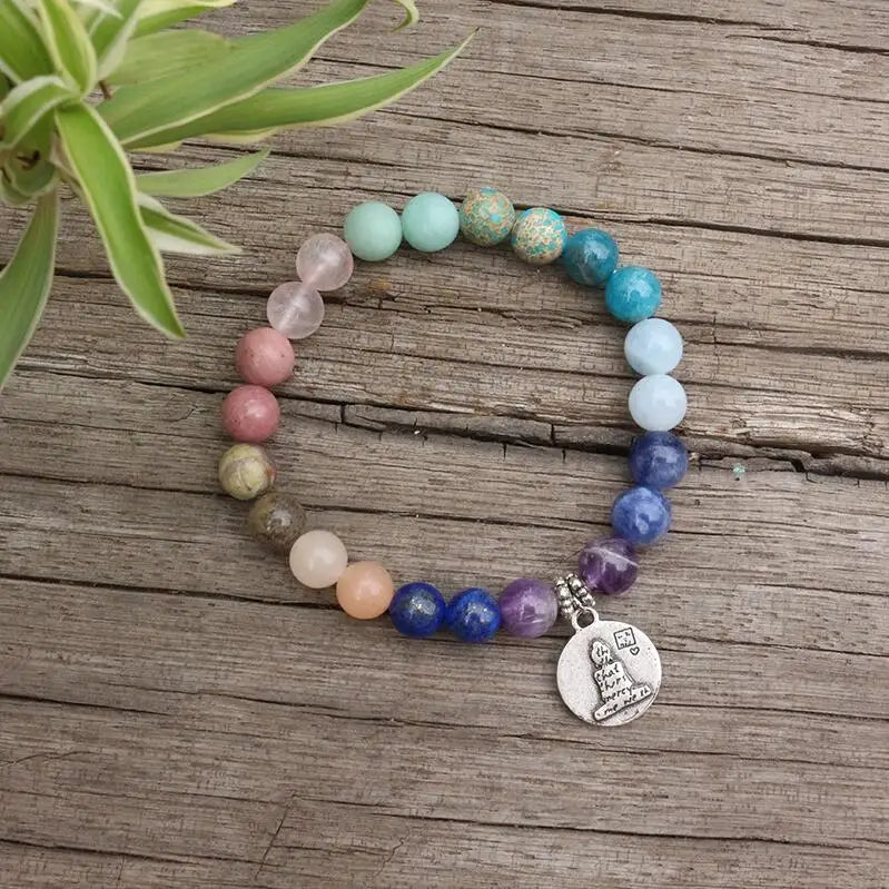 8mm Natural Stone Beads,28 Colorful Stones,Buddha,Summer,JapaMala Sets,Spiritual Jewelry,Meditation,Inspirational,108 Mala Beads