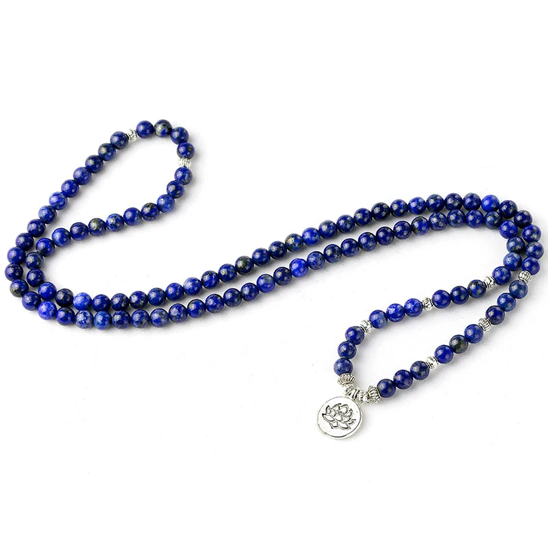 Divine Wisdom Lapis Lazuli Mala Bracelet