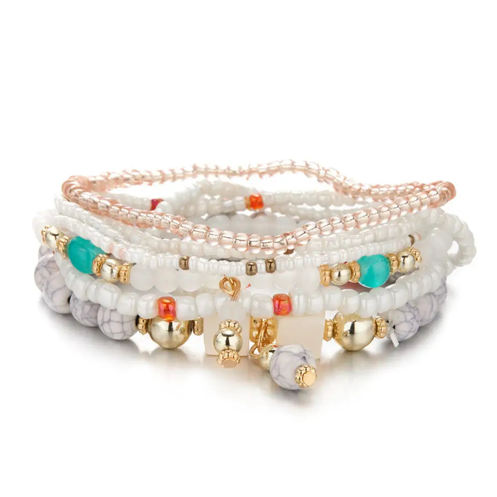 Women's Bracelet Amazonite Prayer Beads Energy with Lotus OM Buddha Yoga Bracelet 108 Mala Meditation Necklace Jewelry Bijoux