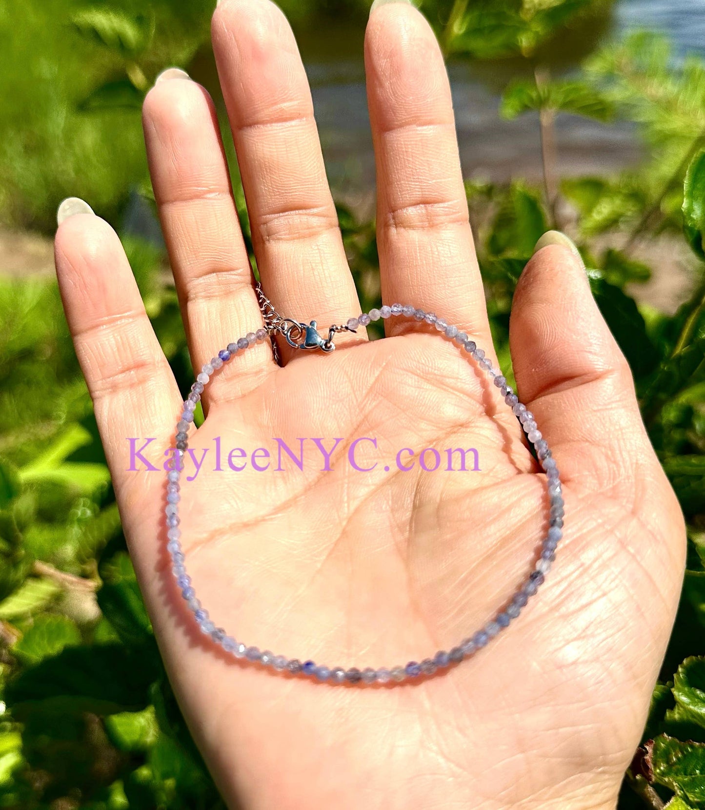 Vital Bloom Anklet Tanzanite