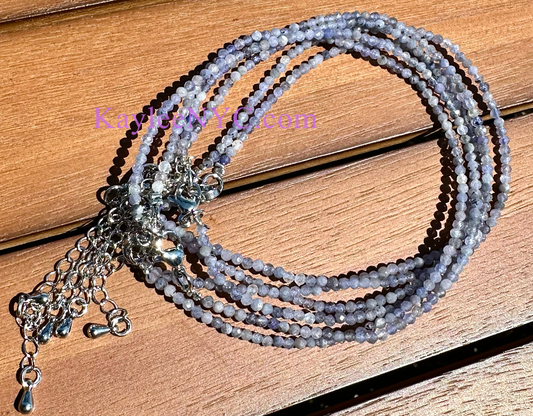 Vital Bloom Anklet Tanzanite